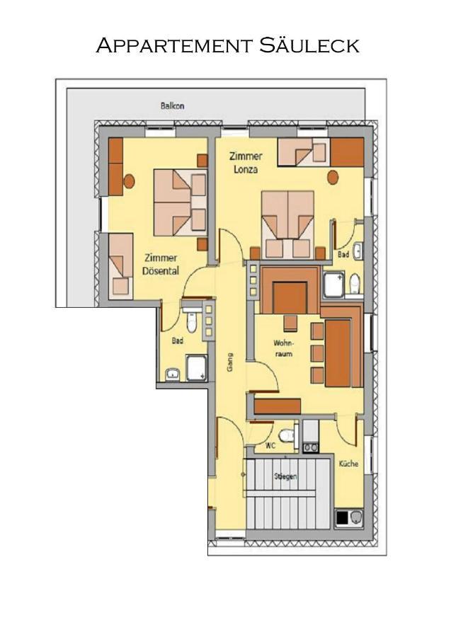 Saeuleck Appartement Inkl Skibus Mallnitz Ngoại thất bức ảnh