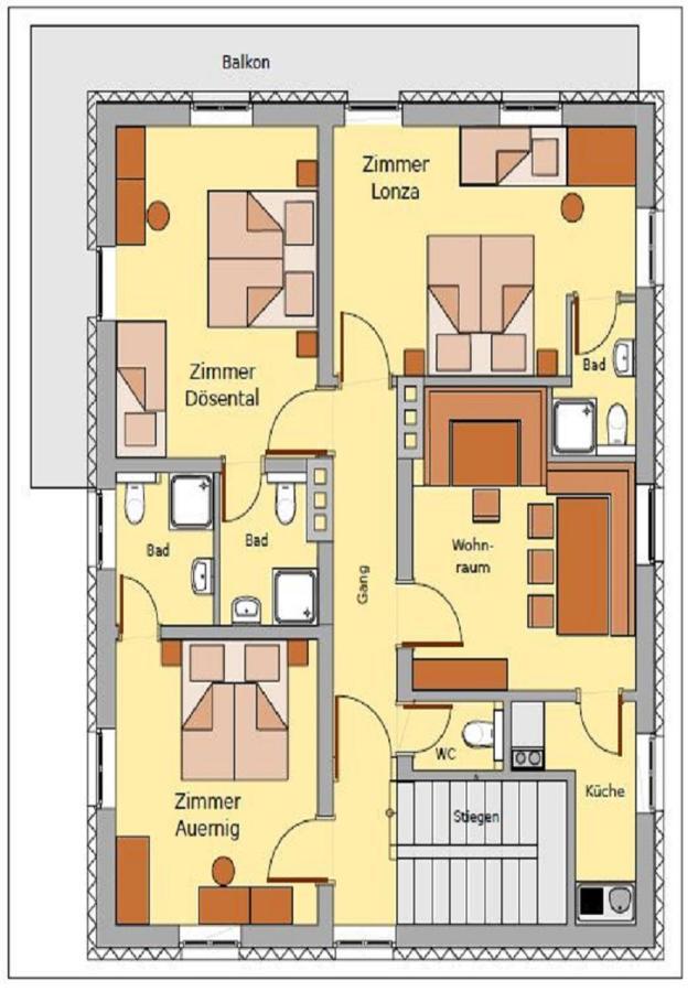 Saeuleck Appartement Inkl Skibus Mallnitz Ngoại thất bức ảnh